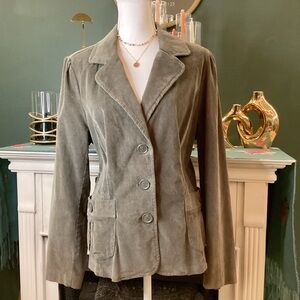 St. John's Bay Olive Corduroy‎ Blazer